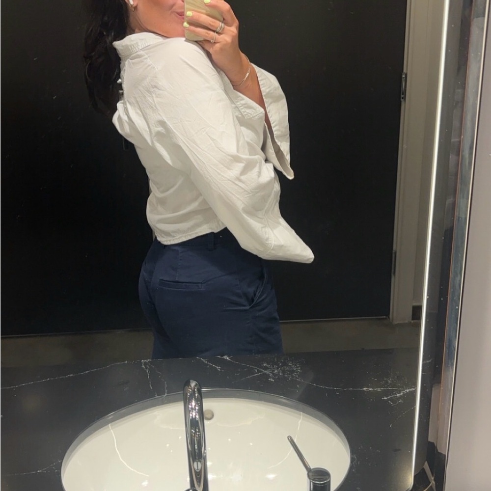 Abercrombie & Fitch Dark Blue Trousers